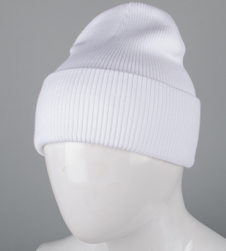 Базова подвійна з відворотом "Резинка" (231212), Білий, фото 1