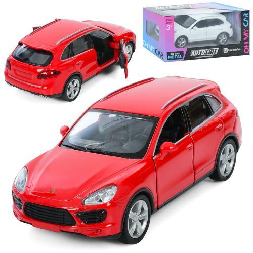 KMAS-3084 Машина АвтоСвіт, Porsche Cayenne, металева, інерційна, 12,5 см, відчиняються двері, гумові