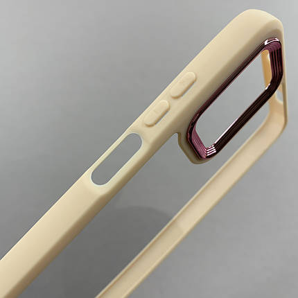 Чохол для Xiaomi Redmi 9T прозорий з бортиком для камери чохол на телефон сеомі редмі 9т бежевий k6h, фото 3
