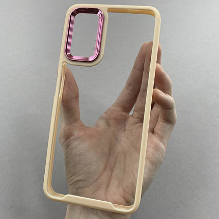 Чохол для Xiaomi Redmi 9T прозорий з бортиком для камери чохол на телефон сеомі редмі 9т бежевий k6h, фото 1