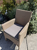 Крісло з штучного Ротангу колір Бежевий