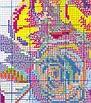 Набір для вишивання за нанесеною на канву схемою "Rose basket". AIDA 14CT printed, 44*32 см, фото 8