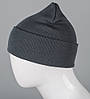 Базова подвійна шапка з відворотом (23205), Графіт, фото 2