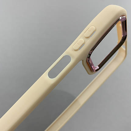 Чохол для Motorola G23 прозорий з бортиком для камери чохол на телефон моторола г23 бежевий k6h, фото 2