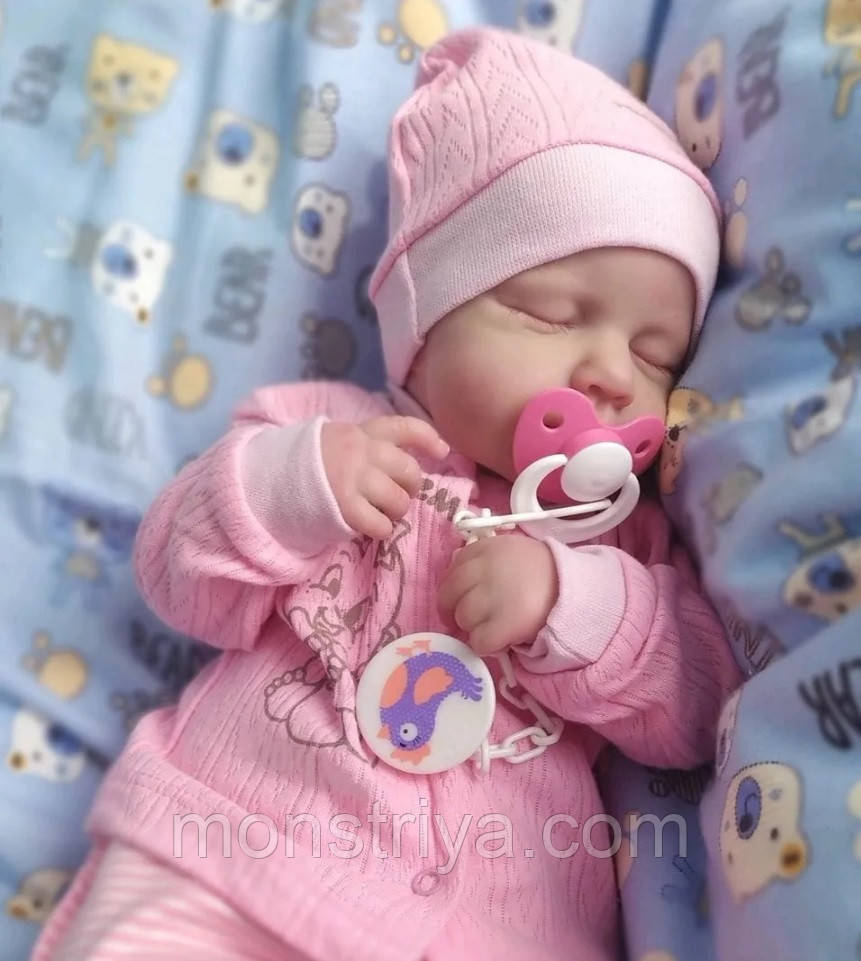 Коллекционная Спящая малышка реборн , полностью винил/ силиконовая ...