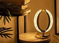 Настольная Лампа Ночник с Кристаллами Creatice Table Lamp 16 Аккумуляторный от USB