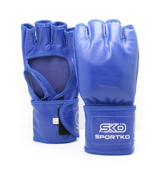 Тхэквондо перчатки | Перчатки тхэквондо для тренировок синие | Перчатки ММА - фото 1 - id-p2007460714