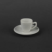 Набор кофейный 2 предмета чашка 70мл и блюдце Helios HR1312 фарфор