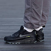 Мужские кроссовки Nike Air Max 90 Black\Grey\Green