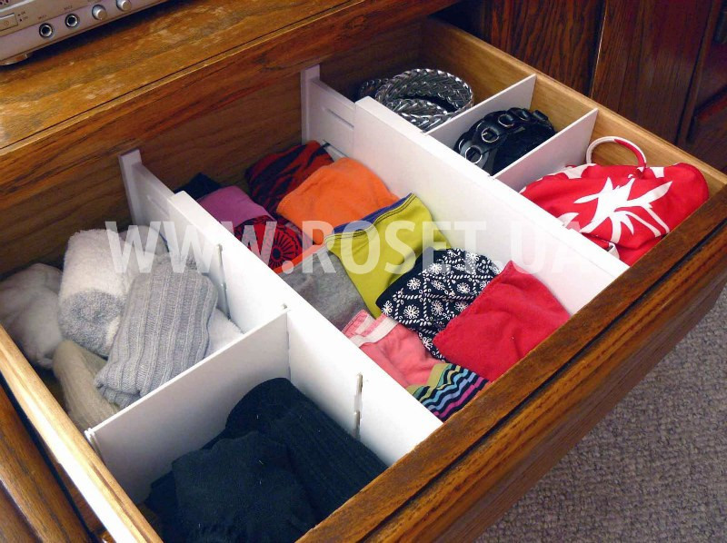Органайзер для одягу - Expandable Dresser Drawer Dividers