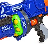Пістолет іграшковий BLAZE STORM ZC 7087, з 12 м'яких кульок, на батарейках,, фото 5