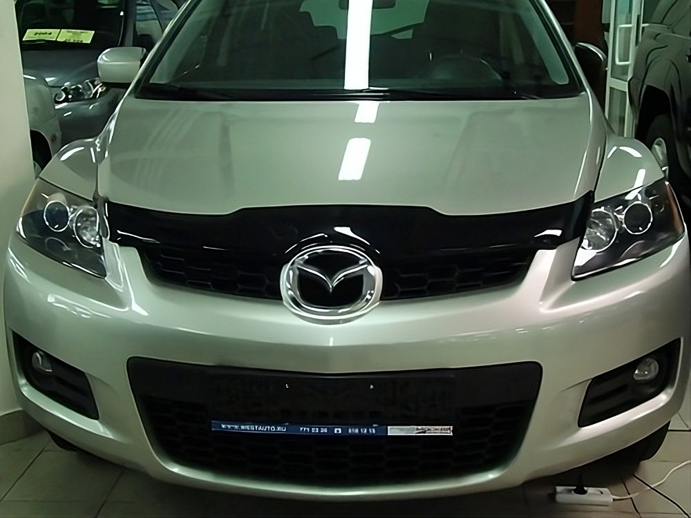 Дефлектор капота (мухобійка) Mazda CX-7 2006-2012 (Hic)