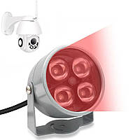 Инфракрасный светильник Escam для камер видеонаблюдения, IR осветитель ночного видения 850нм