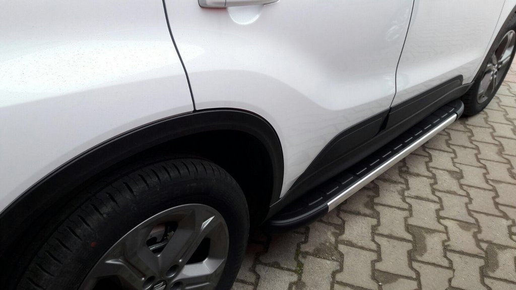 Бокові пороги Duru (2 шт., Алюміній) для Suzuki Vitara 2015- рр