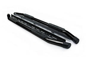 Бокові пороги Amazon Black (2 шт., чорні) для Volkswagen Amarok 2010-2022 рр