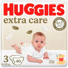 Підгузки Huggies Extra Care 3 (5-9кг) 40шт