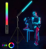 Лампа Led меч Led Stick RGB палка для фото и видео Стик для селфи и блогеров с пультом