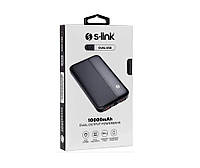 Черный Power bank S-link 10000 mah павербанк