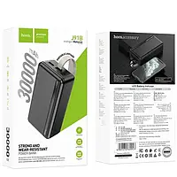 Power Bank Повербанк Hoco J91B 30000 mAh /Black / White