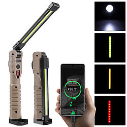 Кемпінговий ліхтар акумуляторний з магнітом + повербанк, WL-08-XPE+COB / Світлодіодний ліхтар для кемпінгу