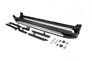 Бокові пороги OEM V1 (A-тип) для Nissan X-trail T32 / Rogue 2014-2021 рр