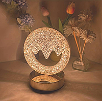 Настольная Лампа Ночник с Кристаллами Creatice Table Lamp 16 Аккумуляторный от USB