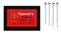 Tapestry 26 (25шт) Набір гобеленових голок для вишивання Royal (Японія)