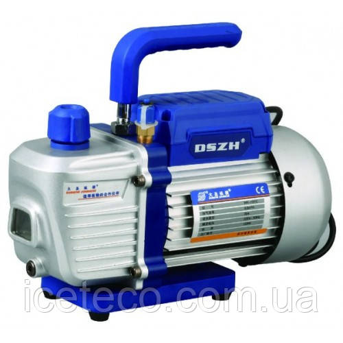 Вакуумний насос 1 ст. DSZH WK-125-P04 (70 л/хв, 1/4HP, 2Па / 150 мкм, 1/4"SAE), фото 1