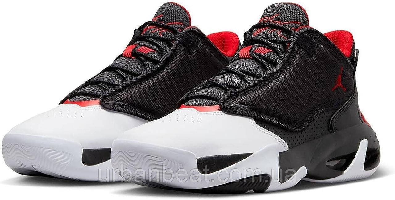 Чоловічі баскетбольні кросівки Jordan Max Aura 4 White/Red/Black, фото 1