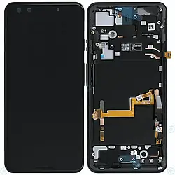 Дисплей Google Pixel 3 модуль у зборі (екран та сенсор) оригінал, чорний (OLED)