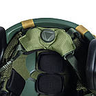 Шолом тактичний Fast TEAM WENDY Helmet NIJ IIIA + Навушники Earmor M32H MOD3 + КАВЕР, фото 4