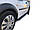 Бокові пороги Tayga (2 шт., Алюміній) Максі база для Ford Connect 2006-2009 рр, фото 2