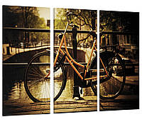 Модульная картина Ретро Велосипед Art-84_XXL с лаковым покрытием