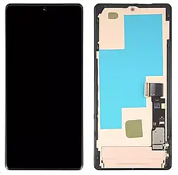 Дисплей Google Pixel 7 pro модуль у зборі (екран та сенсор) оригінал, чорний (OLED)