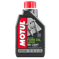 Масло гидравлическое полусинтетическое 1л 5W Fork Oil Expert Light MOTUL (BYD Амулет) 105929-MOTUL