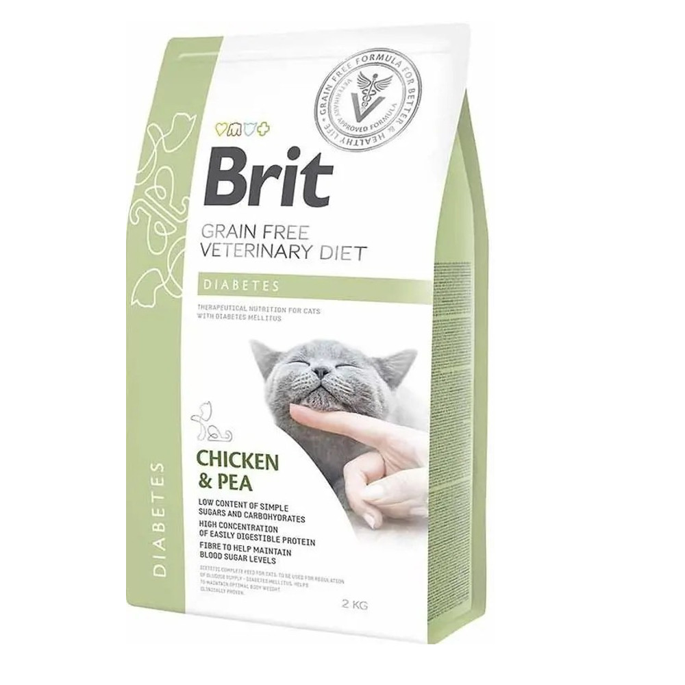 Brit VD Cat Diabetes для кішок із куркою 2 кг