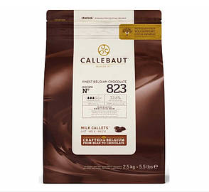 Шоколад молочний бельгійський Callebaut № 823 33.6 % какао 2.5 кг, фото 2