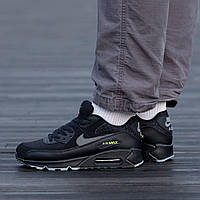 Мужские кроссовки Nike Air Max 90 Black Grey Green