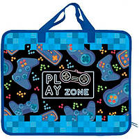Папка портфель А4 з ручками "Play zone" арт. 13082 Kidis