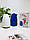 Термос «Датч» 1000 мл скляна колба пластиковий корпус утримання тепла до 12-24 годин синій, фото 2