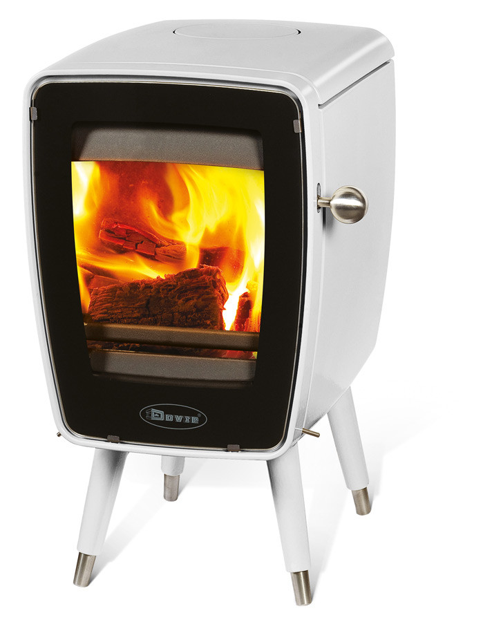 Піч камін чавунна DOVRE Vintage 30 біла