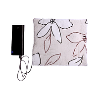 Домашний коврик плюшевый с подогревом USB от Power Bank нагрев до 45С