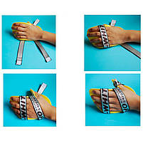 Бандаж-фіксатор після інсульту для руки Lesko FZ-02 Правий тренажер випрямляч пальців пензля 3 шт., фото 4