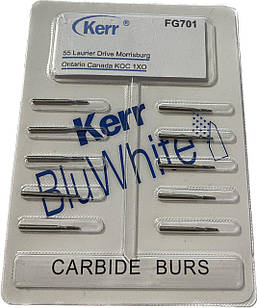 FG701 (012 мм) Бор твердосплавний, конус врізаний Kerr 1шт