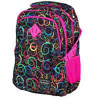Рюкзак шкільний для дівчат на 3 відділення з кишенею для ноутбука і виходом на навушники арт SE-0064 Josef