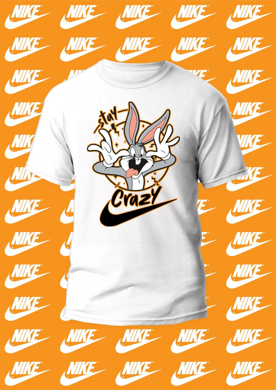 Футболка YOUstyle Crazy Bugs Bunny 1109 White