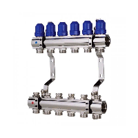 Коллекторная балка для отопления (пара) на 6 контура.