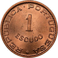 Ангола ÷ Португальська Родина 1 ескудо, 1953-1974 No1068