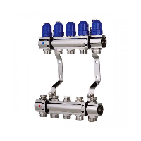 Коллекторная балка для отопления (пара) на 5 контура.