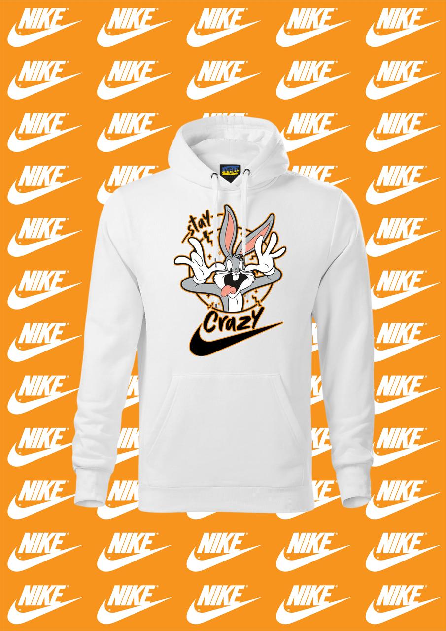 Худі YOUstyle Crazy Bugs Bunny 1109 White
